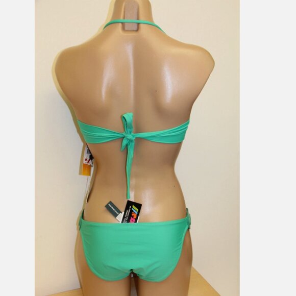 New DESPI Swimsuit Bikini 2 pc set Sz M Acquamarine - Picture 3 of 3